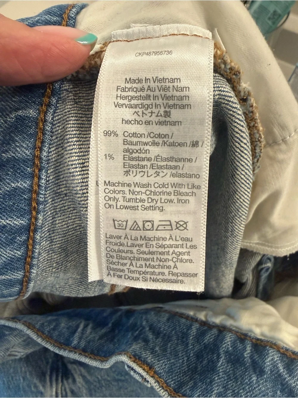 Madewell Light Blue Super Wide-Leg Jeans - Picture 5 of 6
